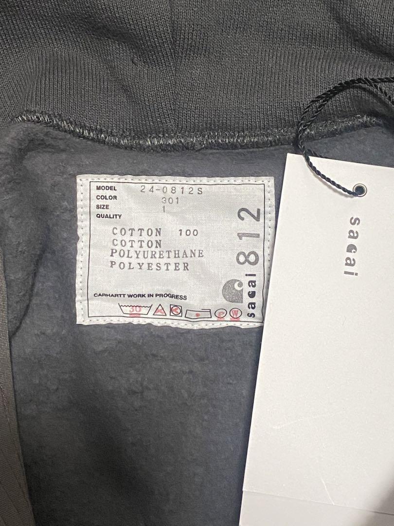 sacai carhartt パーカー　サイズ1