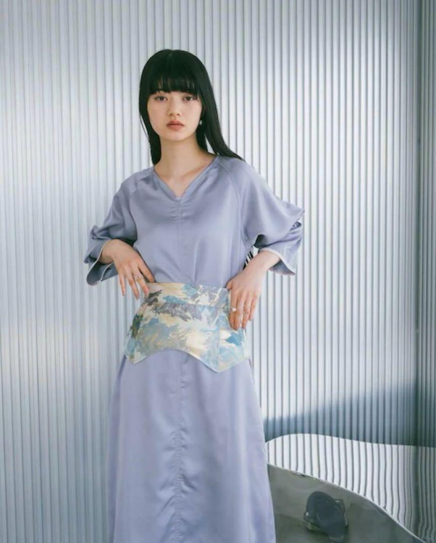 スーツ・フォーマル・ドレス sahara  Jacquard Belt Dress