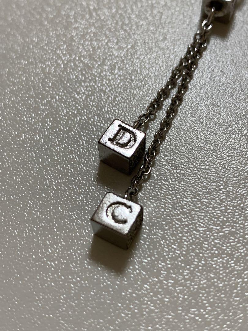 【DIOR】ディオール キューブ ペンダント ネックレス Dior ディオール キューブ ネックレス