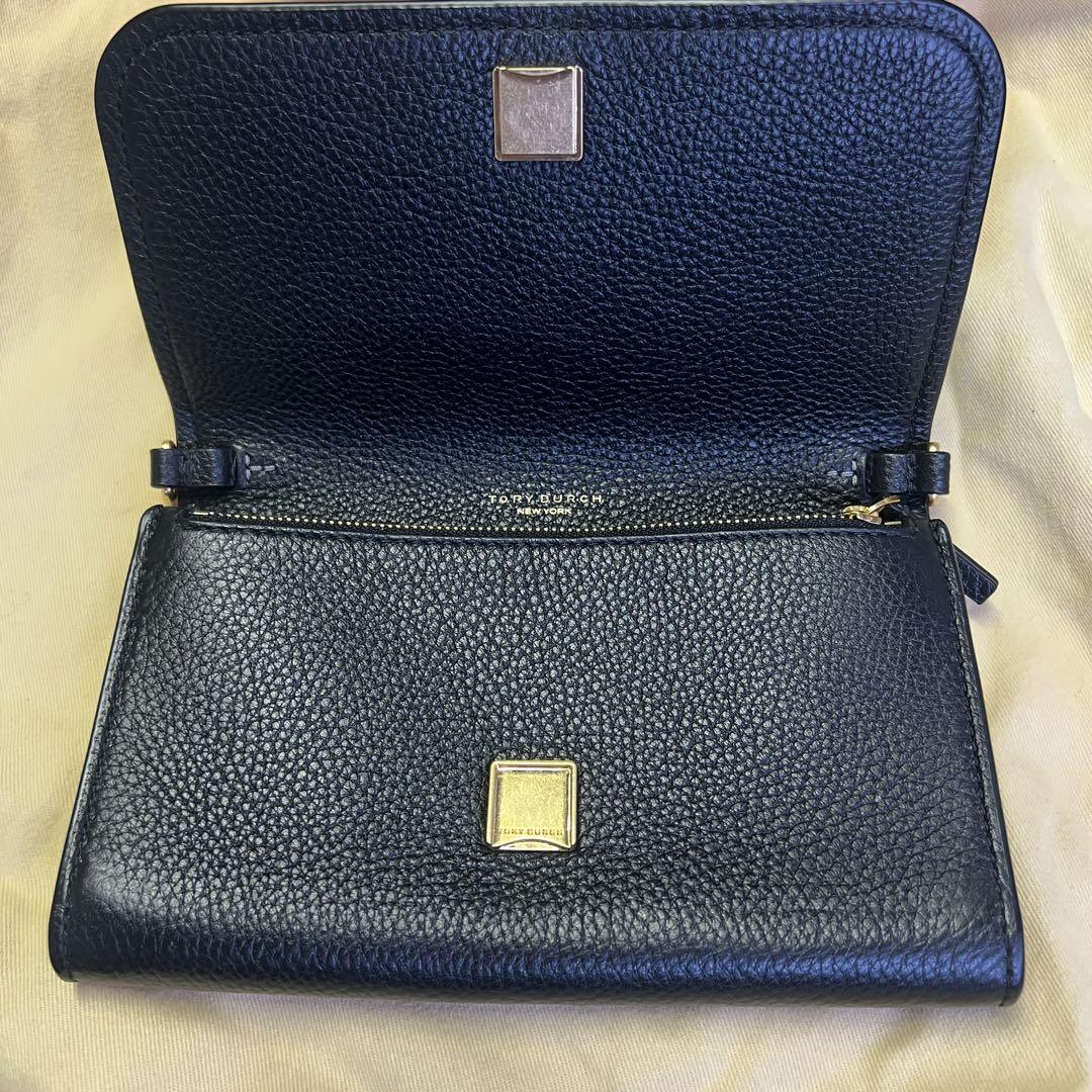 TORY BARCH トリーバーチ　ウォレットショルダーバッグ　ブラック