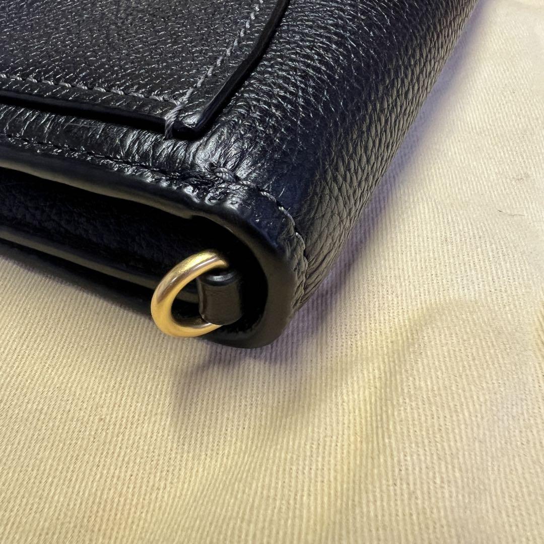 TORY BARCH トリーバーチ　ウォレットショルダーバッグ　ブラック