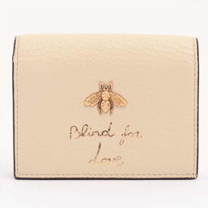 らくらくメ╆ GUCCI Blind for Love kVQr5-m86920221068 グッチ アニマリエコンパクト財布 してご