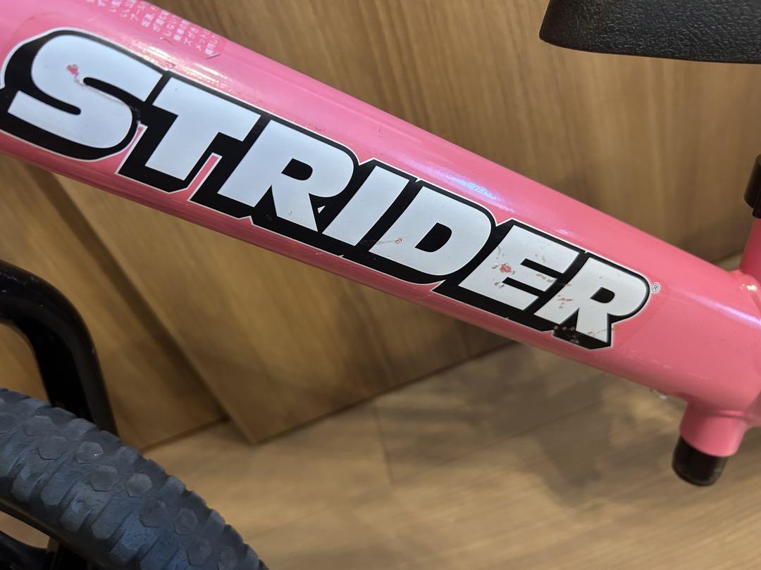 箱付き 美品 ストライダー STRIDER 12 スポーツ ピンク 正規品 取説 STRIDER・説明書付】ストライダー12スポーツモデル ピンク
