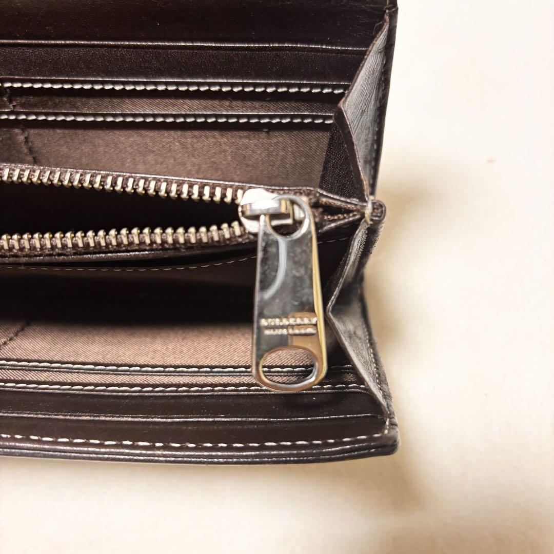 BURBERRY ノバチェック キャンバス/ レザー 長財布
