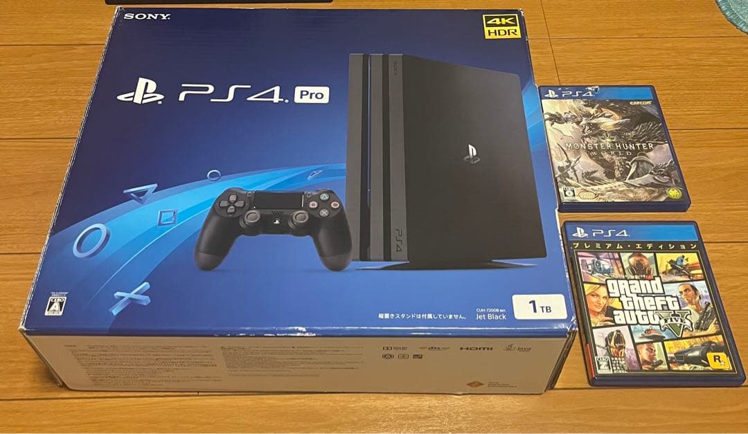 PS4 Pro 1TB CUH-7200B コントローラー付き ゲームソフト2本