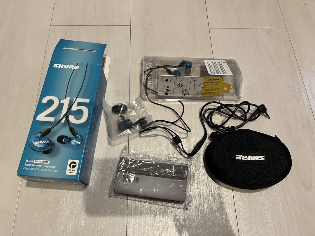 SHURE 215 イヤホン ケース付き