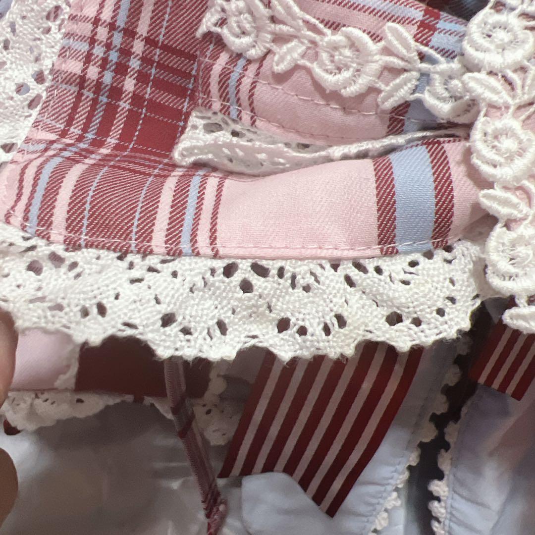 本日まで値下げ限定出品　チェック柄JSK➕カチューシャ