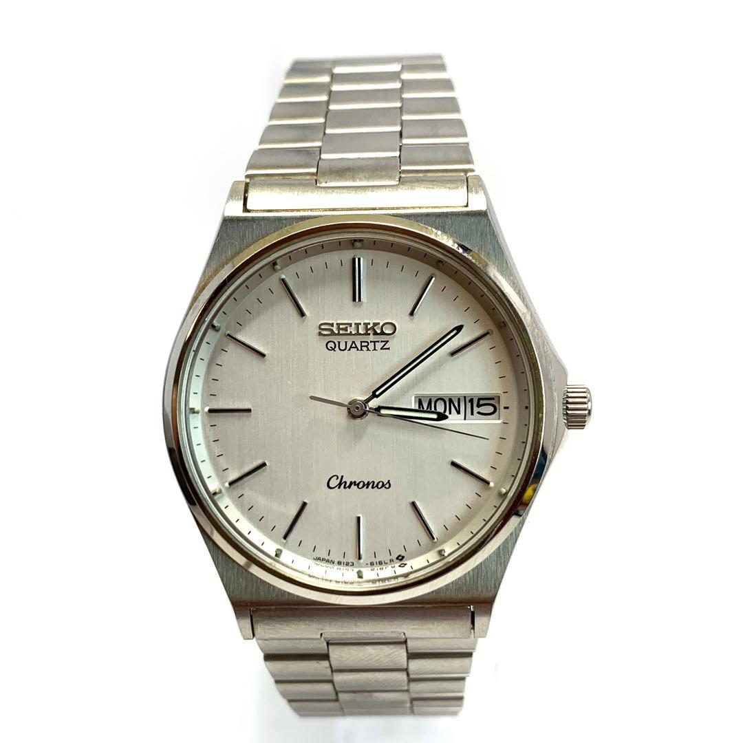R7-3008 SEIKO 8123-6130 クォーツ 腕時計 日付表示