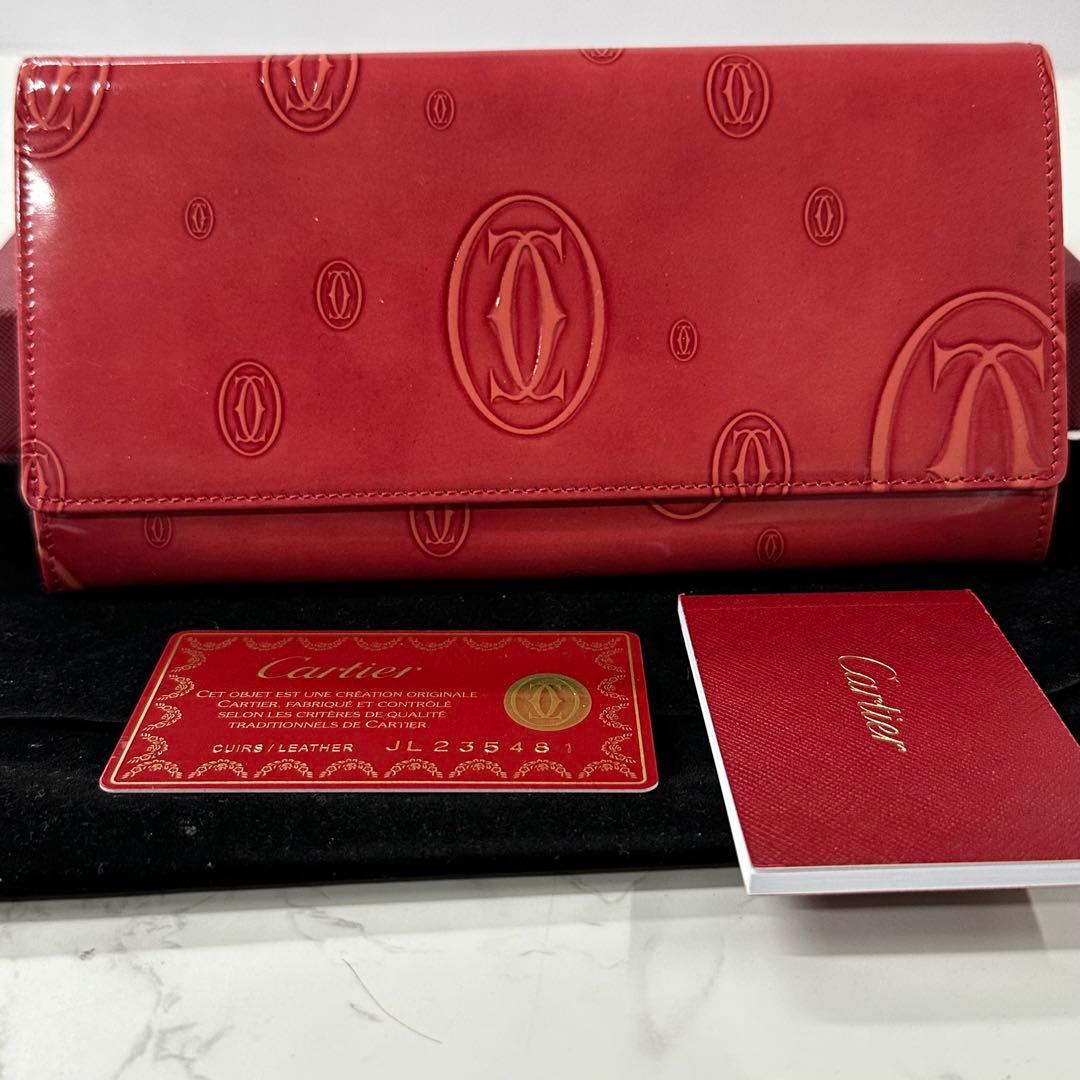 新品同様‼️ カルティエ　Cartier 財布　長財布　ハッピーバースデー