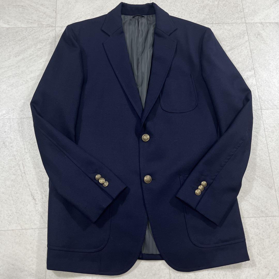 美品　B:MING by BEAMS 紺ブレ　金ボタン　テーラードジャケット B:MING by BEAMS】テーラードジャケット 紺ブレ 金ボタン L
