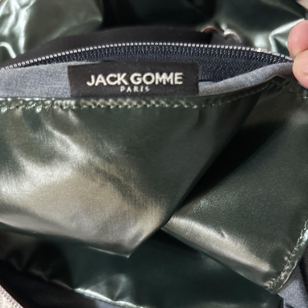 新品』JACK GOMMEダークグリーン ショルダーバッグ 取り外し