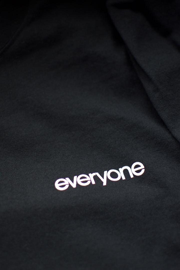 everyone original logo ロンT ブラック