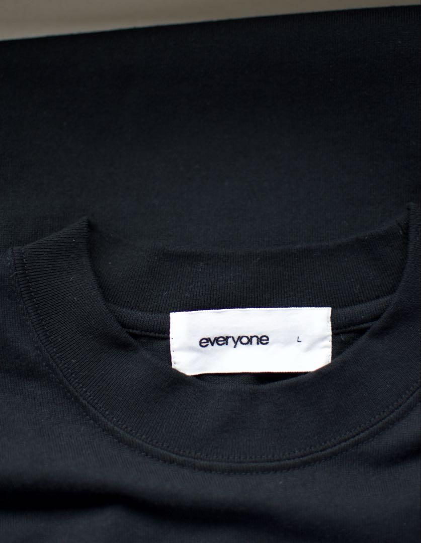 everyone original logo ロンT ブラック