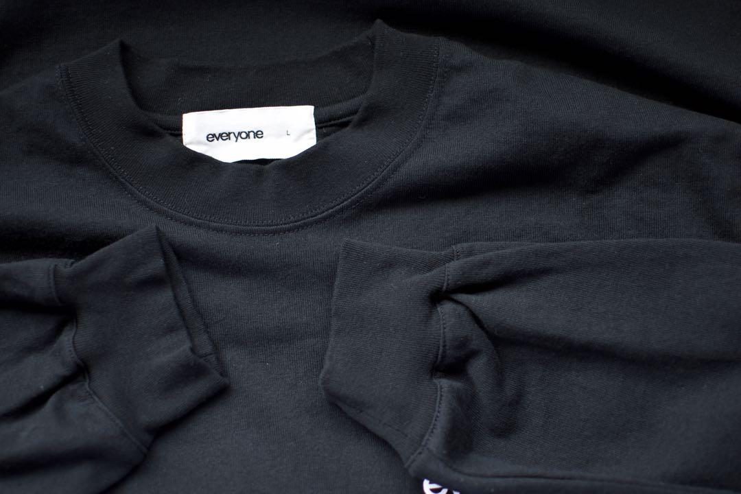 everyone original logo ロンT ブラック