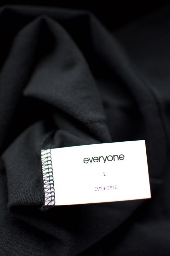 everyone original logo ロンT ブラック