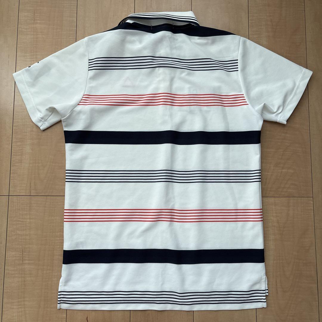 大きな取引 le coq メルカリ - ストライプポロシャツ Golf sportif ウェア