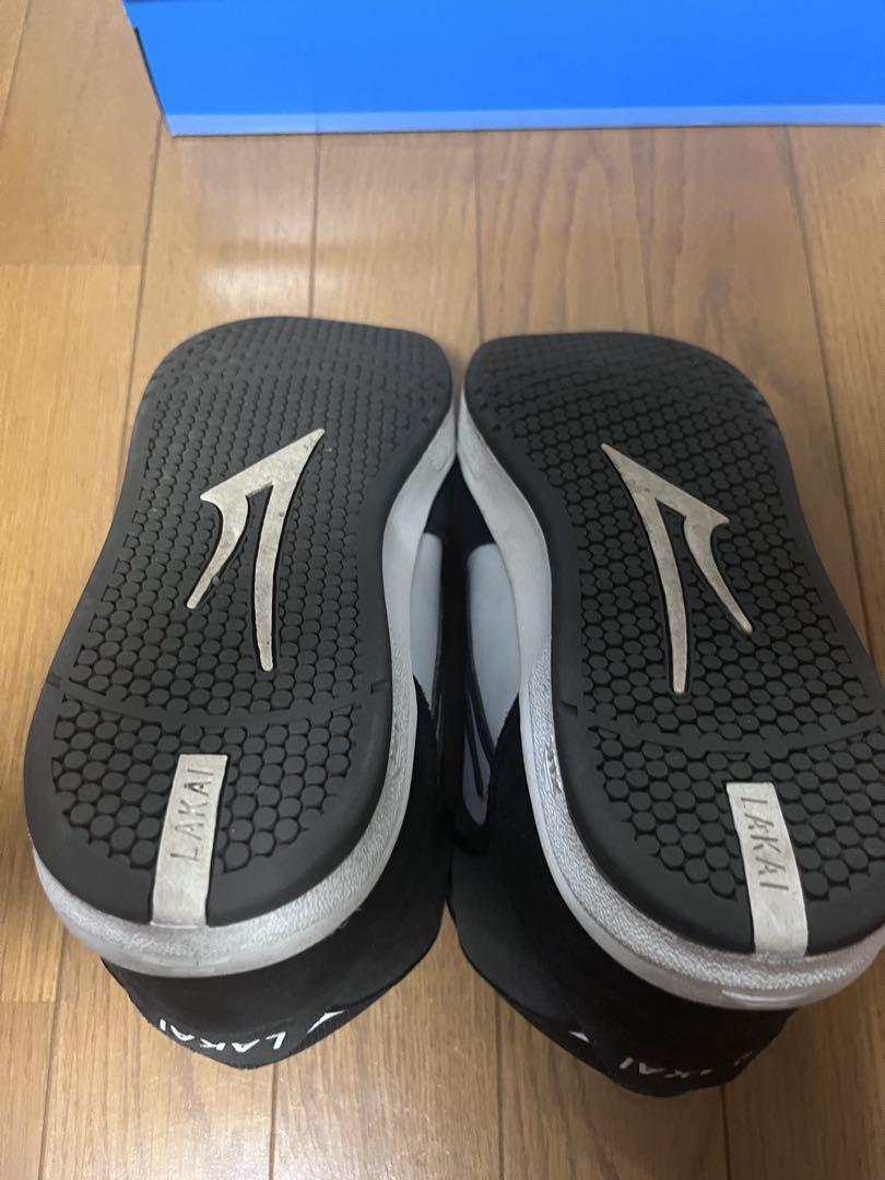 希少 LAKAI スケートボードシューズ 黒/白 27cm