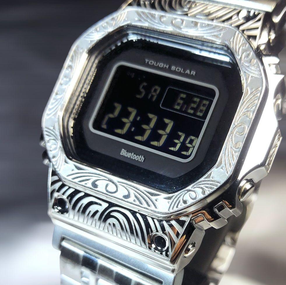 美品✨G-SHOCK GW-B5600 フルメタルカスタム タフソーラー