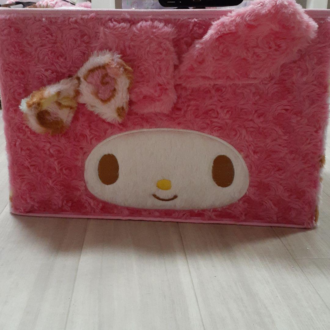 マイメロ♡収納ボックスモコモコ꒰*˙꒳˙*꒱希少 マイメロ♡収納ボックスモコモコ꒰*˙꒳˙*꒱希少 おし - 家具