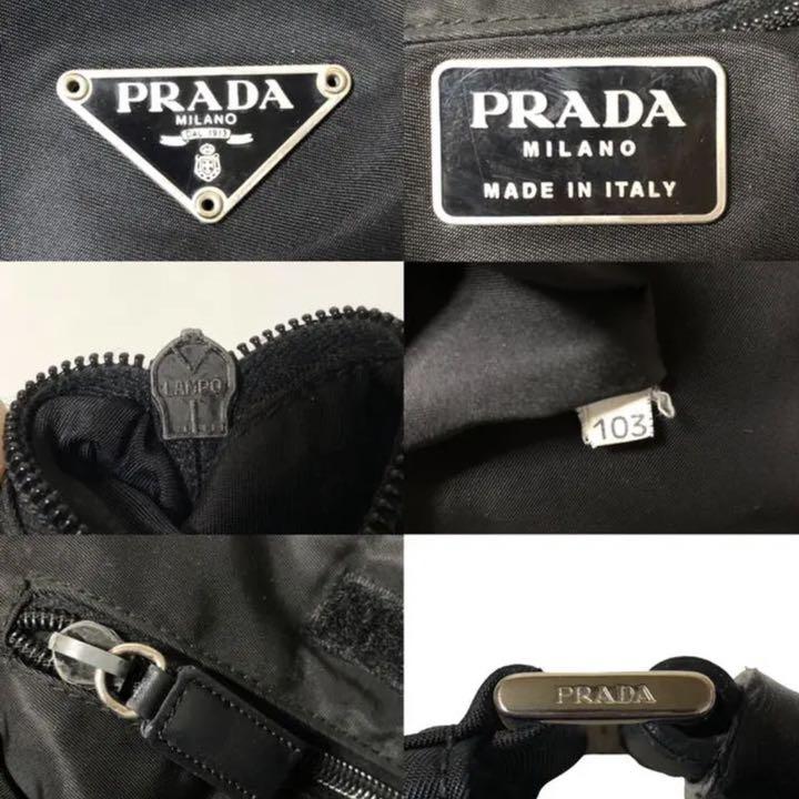 最新品即納 人気サイズ 肩掛け 三角プレート 黒 w8y9N-m86945117390 PRADA ナイロンショルダーバッグ 限定セール2022
