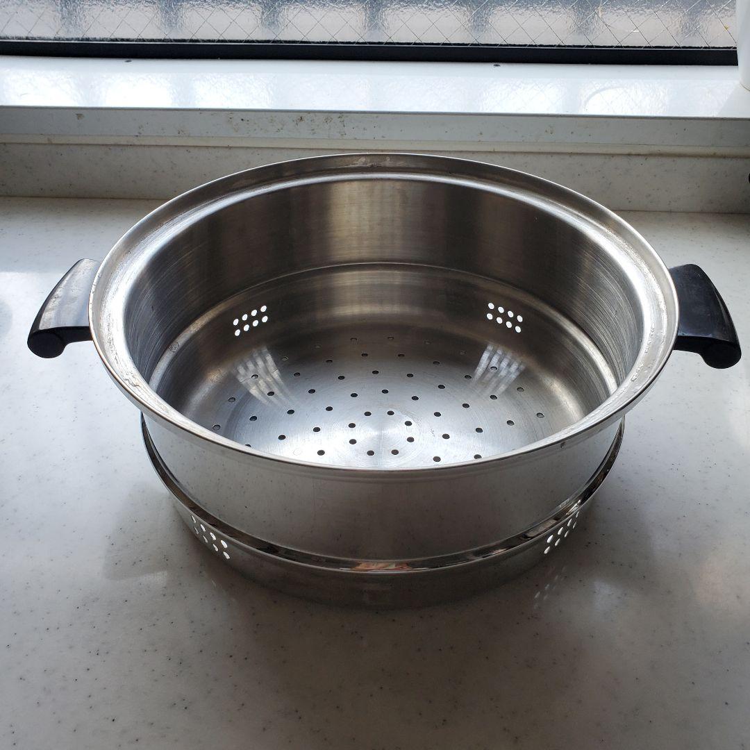 アムウェイ クイーンウエア シチュー鍋 蒸し器 多用途 6L - メルカリ