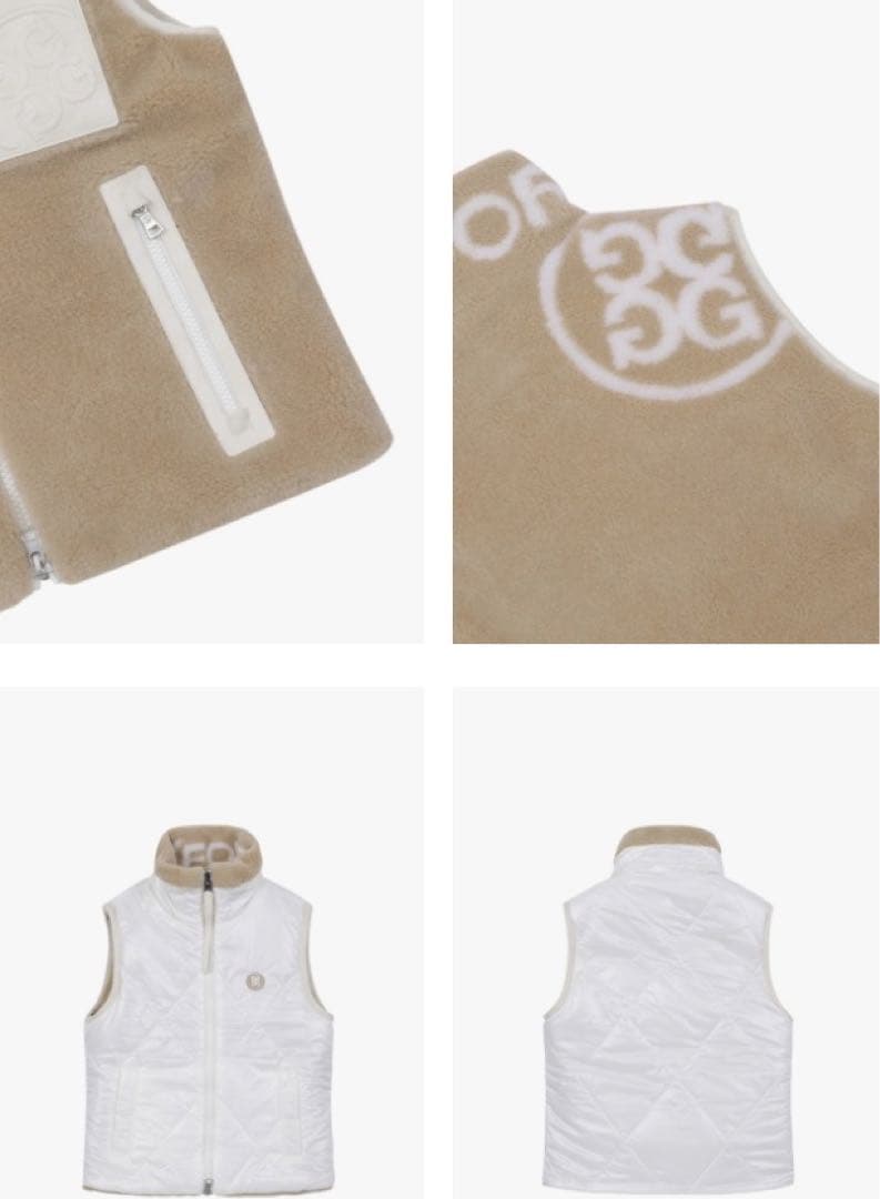 G/FORE ジーフォア ゴルフ レディース ファーベスト 両面ベスト 新品 G