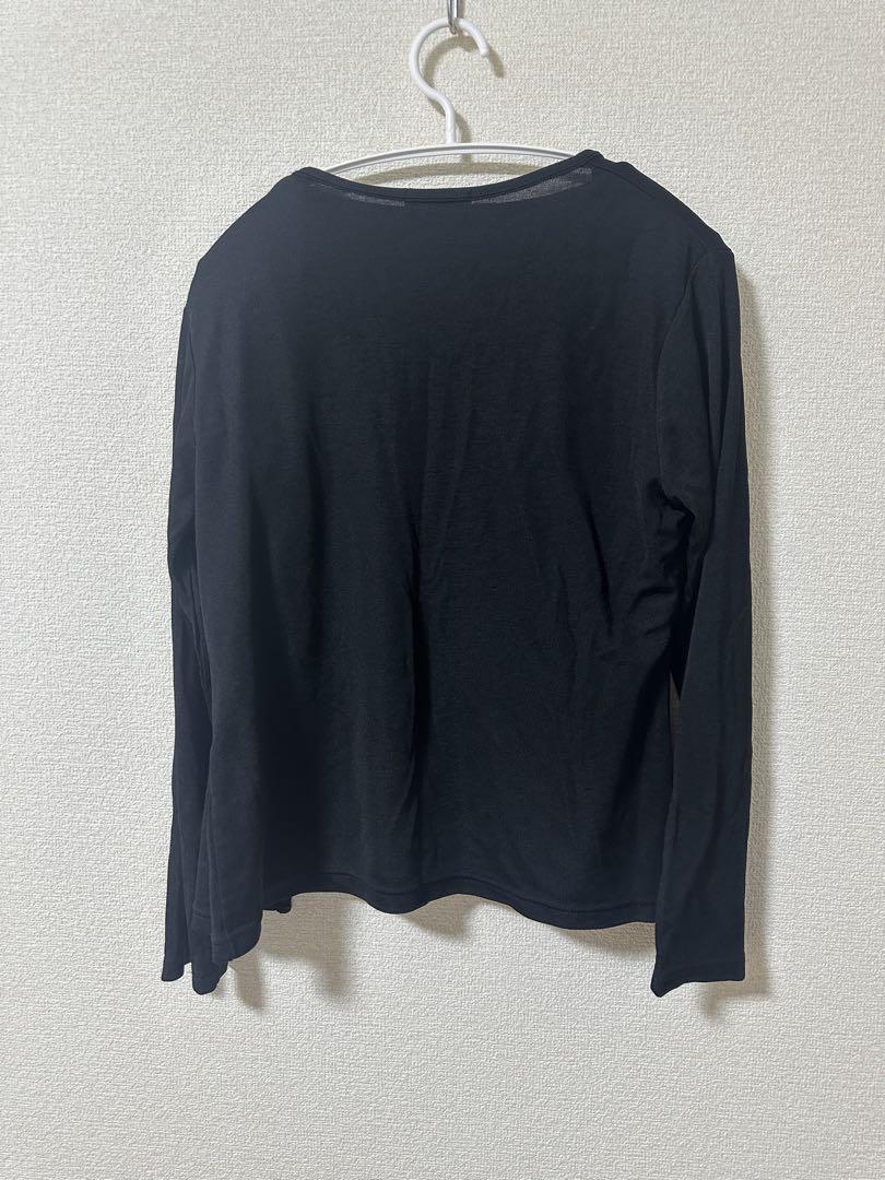 新品未使用品です。ビーズ装飾 ブラック 半袖カーディガン ビーズ装飾黒半袖Tシャツ&カーディガン - メルカリ