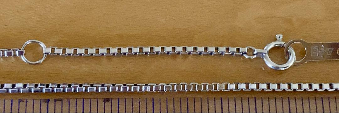 造幣局刻印　PT850 ベネチアン ボックス 45cm