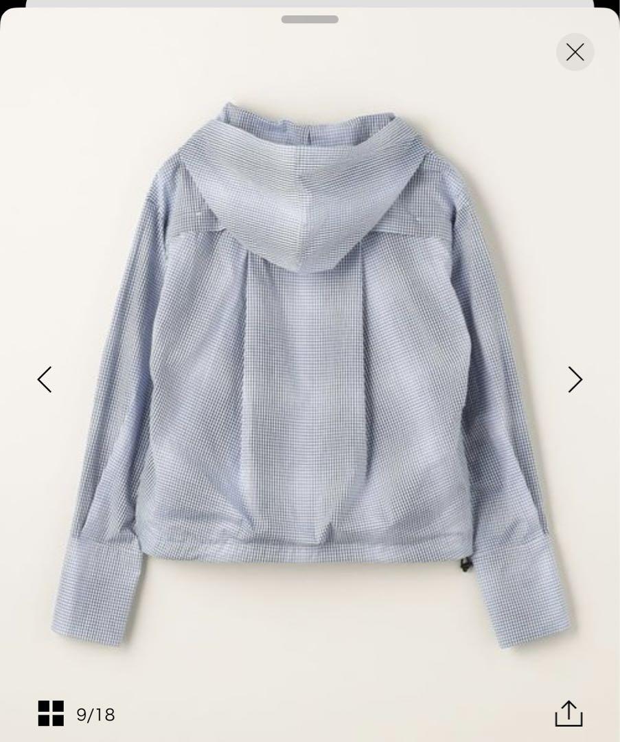【美品】アティセッション ギンガムチェック デザインシャツ