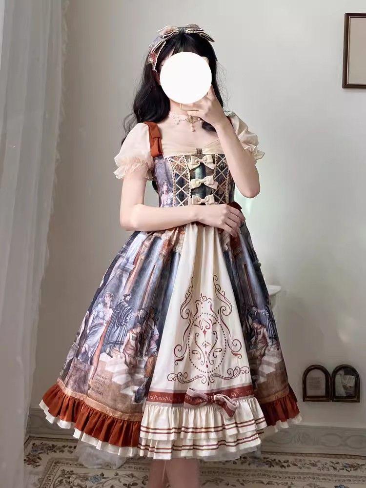 大人女性の 栀】LO802 lolita ワンピース ロリータ jsk オリジナル ワンピース