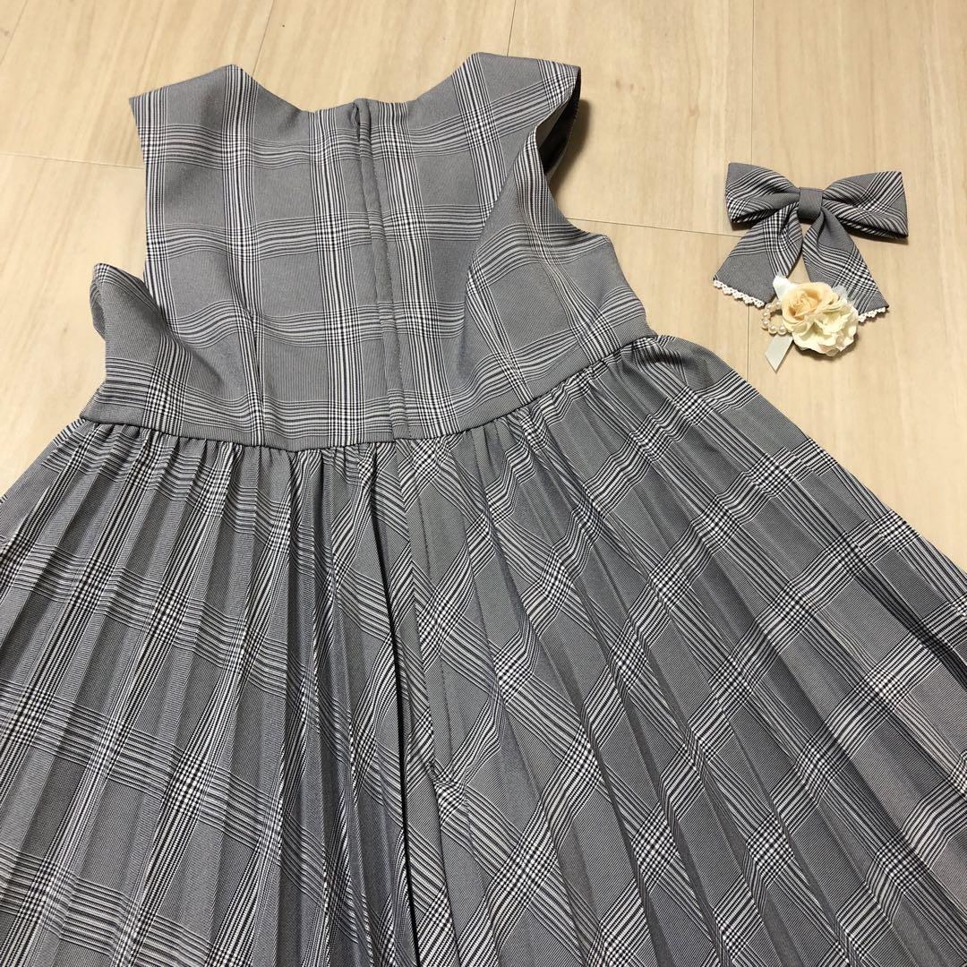 美品　ELLE EN NOIR 　サイズ130 卒園入学　 フォーマルワンピース