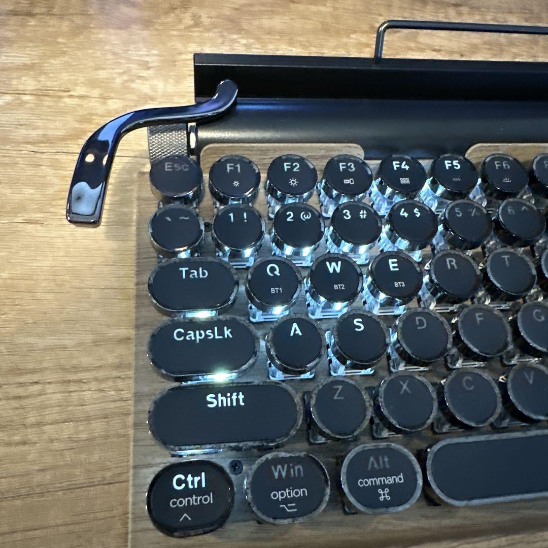 メカニカルキーボード USB接続 丸型キー
