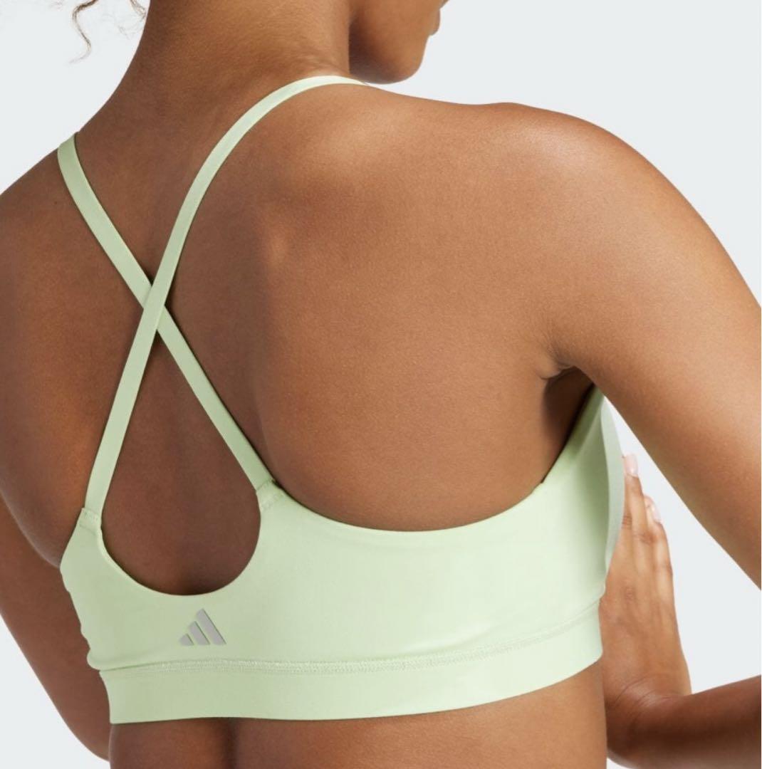 新品未使用】adidas スポーツブラ クロスバック - メルカリ