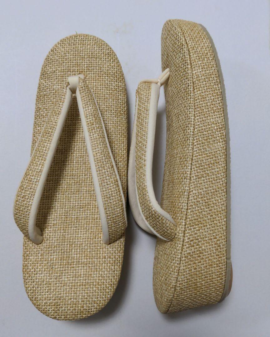 ぞうり 草履 夏物 Mサイズ 23.5センチ 白梅 画像5
