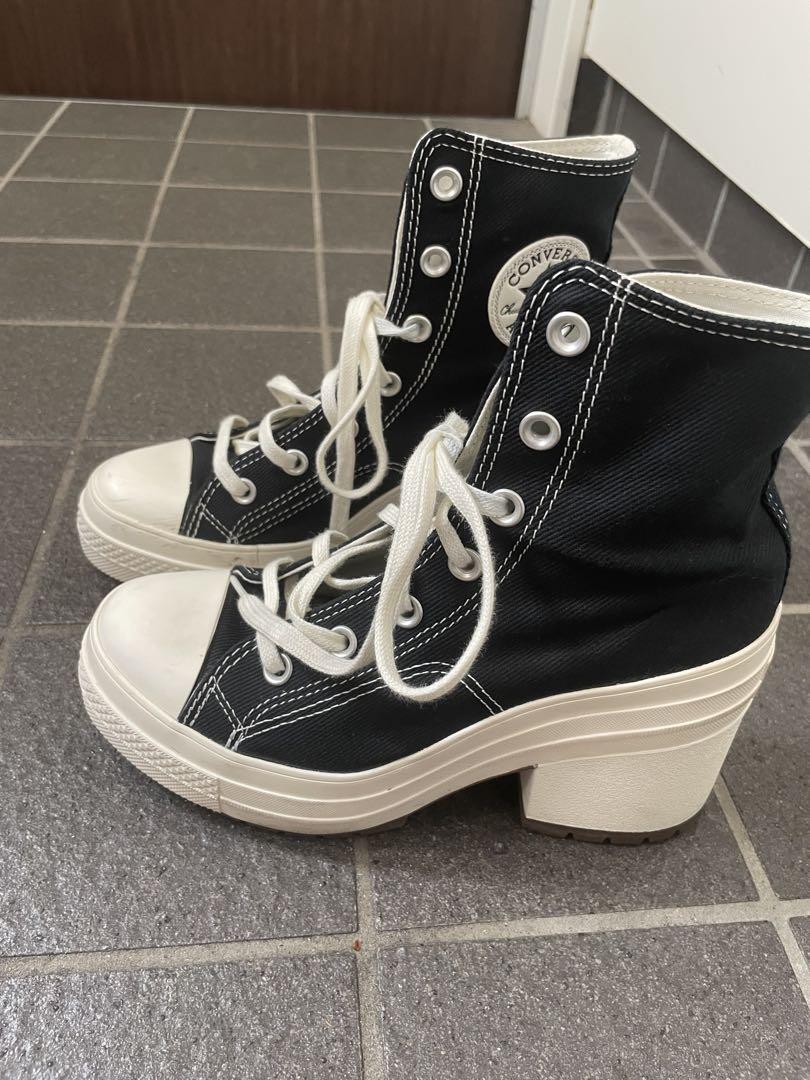 韓国限定 Converse コンバース チャックテイラー厚底ヒールハイ 24cm