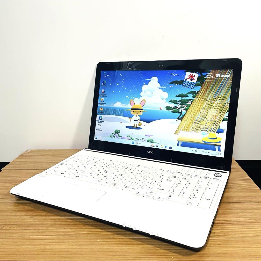 美麗ホワイトNEC i5ノートPC SSDwin11 オフィスブルーレイDVD 美麗ホワイトNEC i5ノートPC SSDwin11 オフィスブルーレイDVD