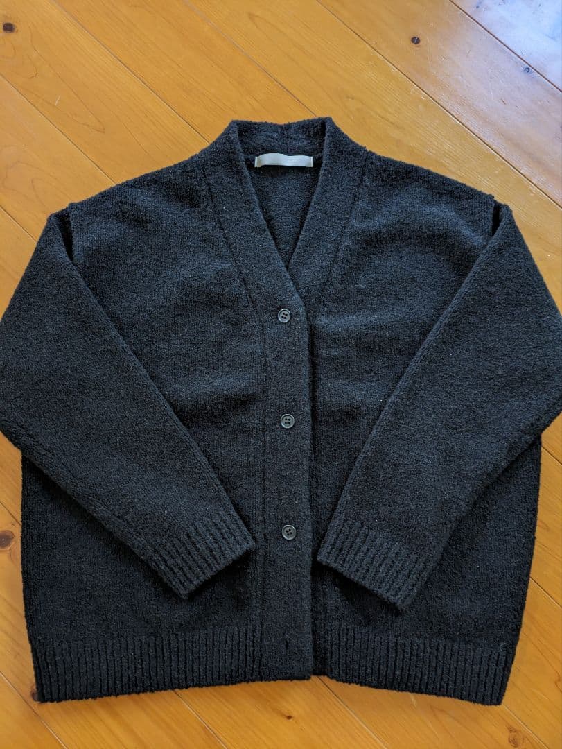 2025年 evam evaリニューウールカーディガン チャコール29,700 2025年 evam evaリニューウールカーディガン チャコール29,700