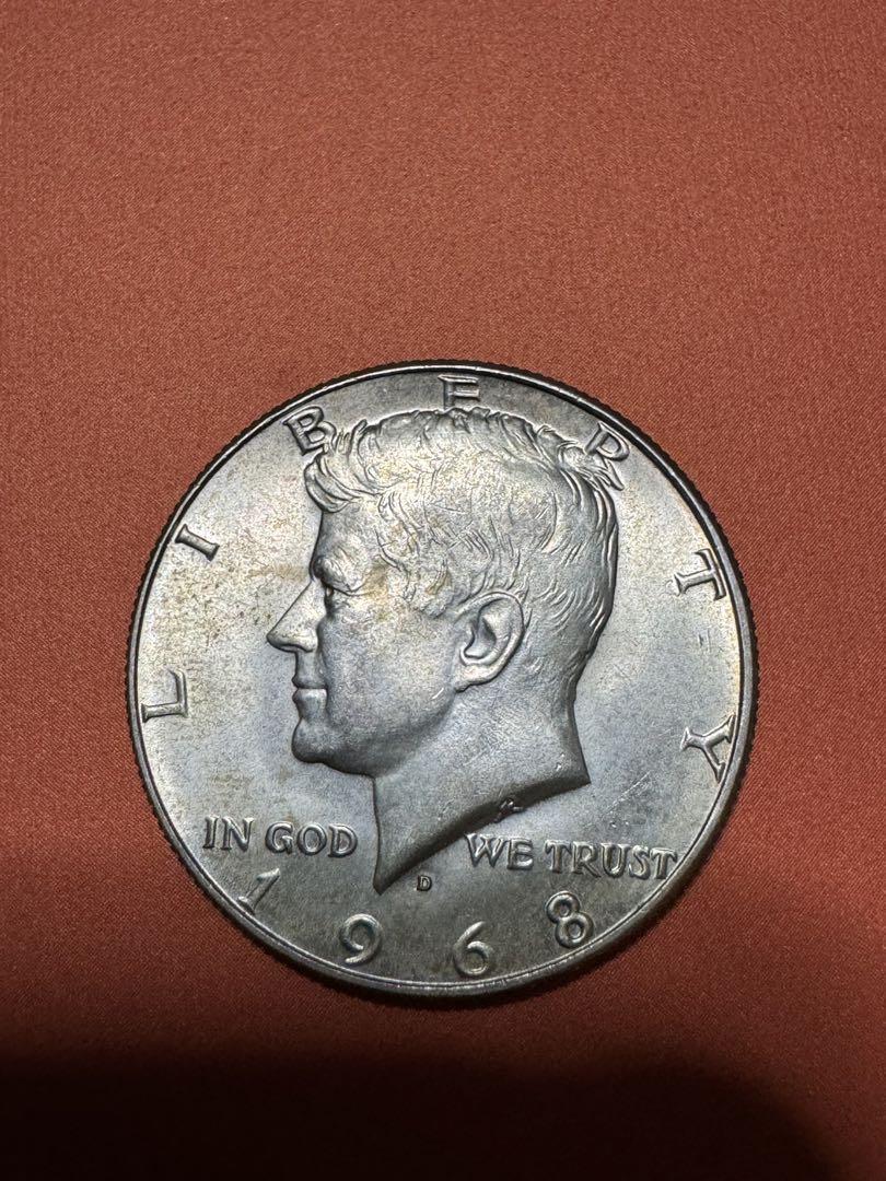 1 PIECE 1968 1/2 USD COIN