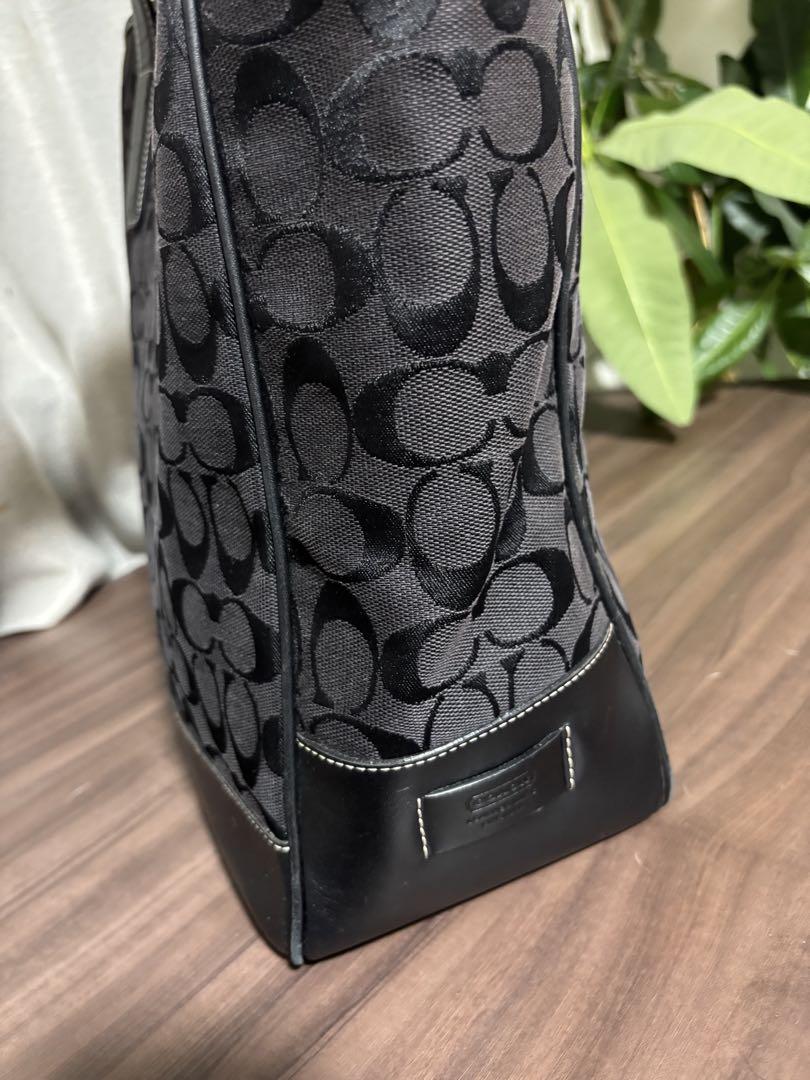 美品　COACH コーチ シグネチャー キャンパス トートバッグ　6093