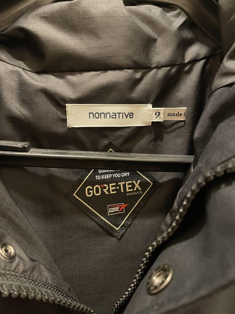 nonnative hiker hooded jacket goretex 2黒カラーブラック