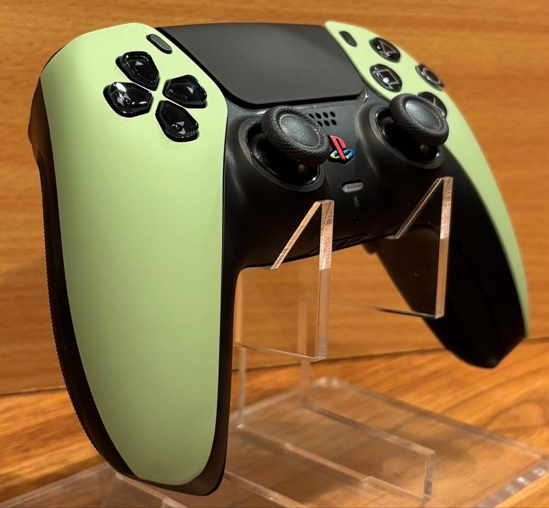 PS5 DualSense カスタム コントローラー ライムグリーン・ブラック