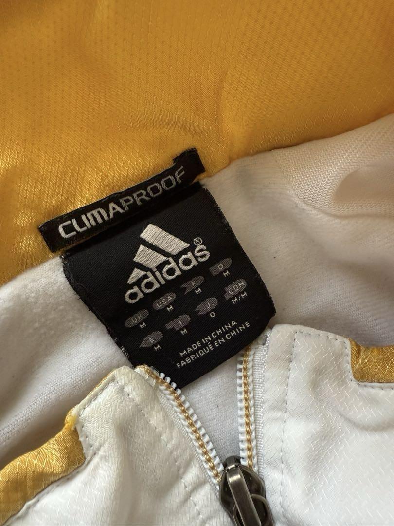 adidas ハーフジップジャケット ホワイト　アディダスプロフェッショナル