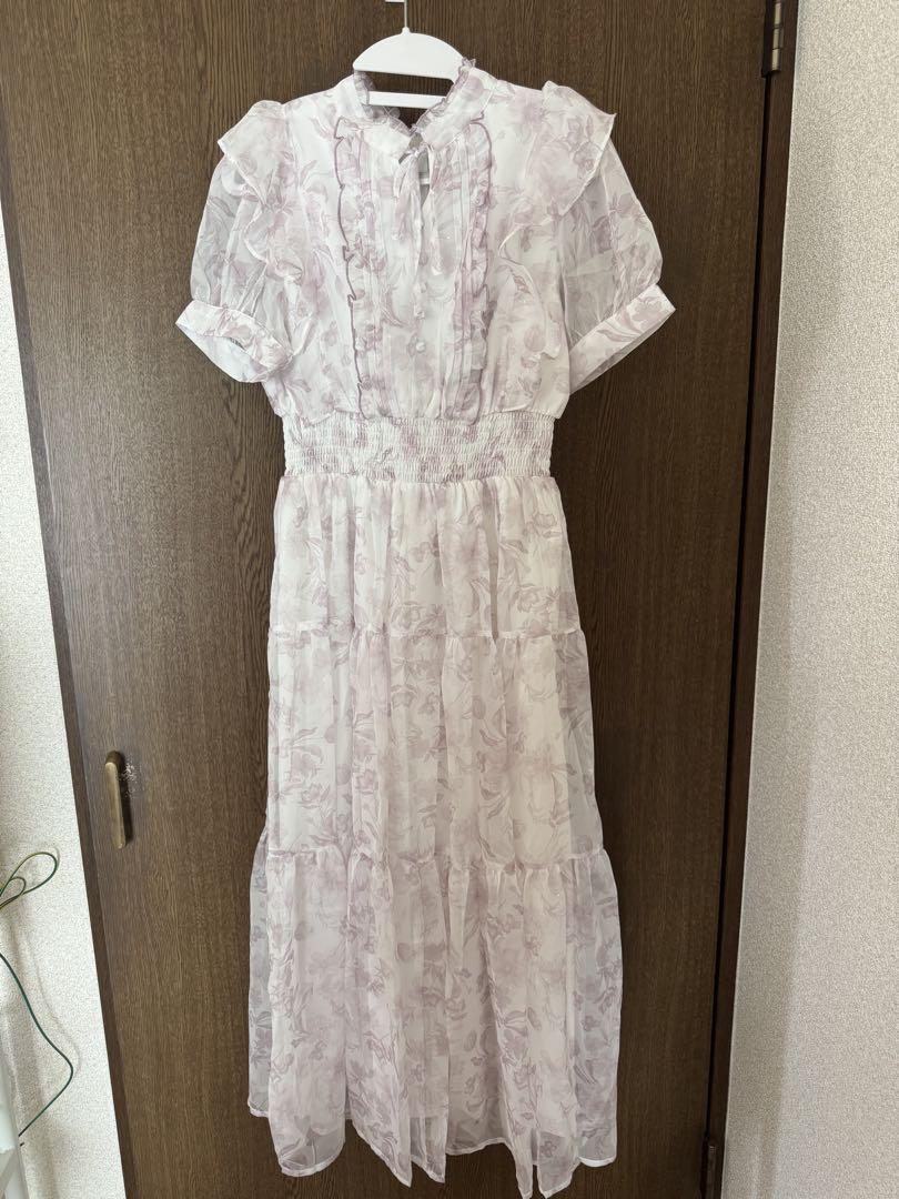 ラメフリル花柄op everyn