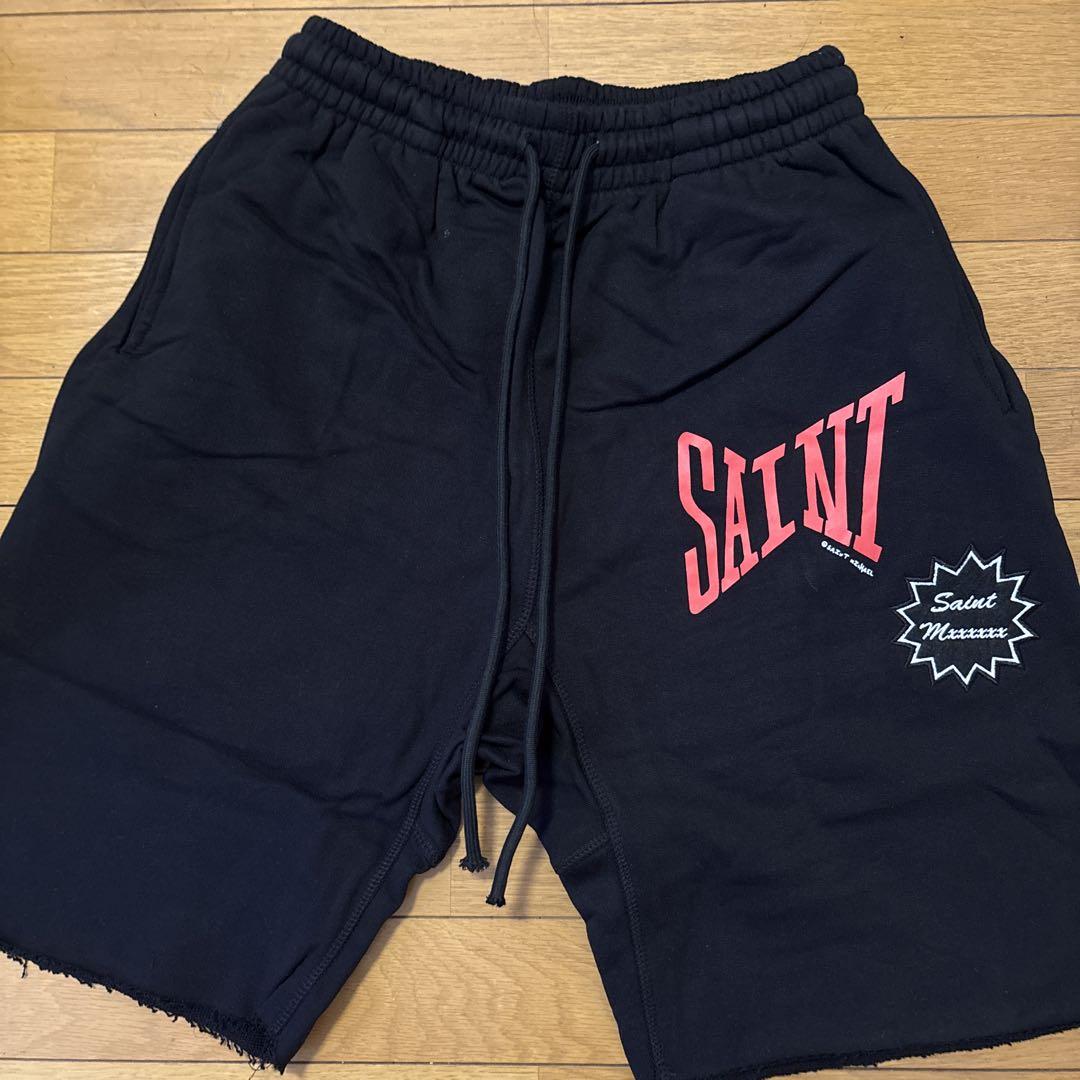 SAINT MICHAEL シンプルロゴ ハーフパンツ Ｓサイズ