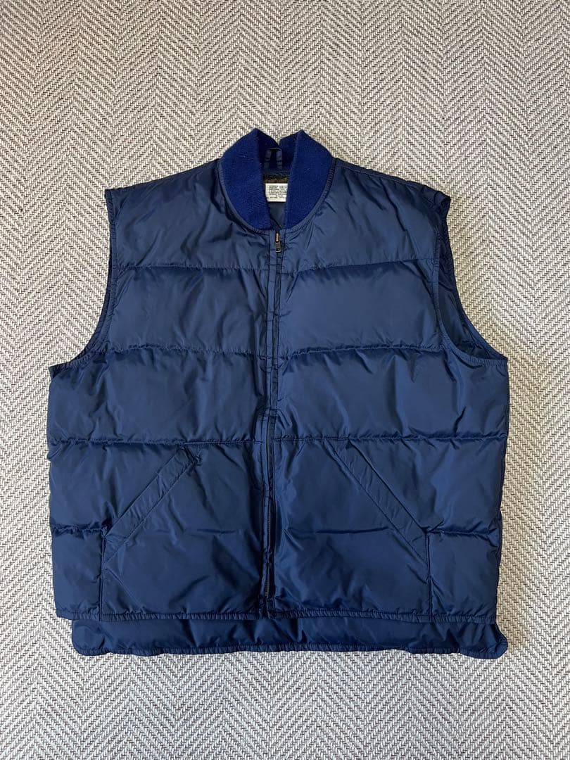 80s Eddie Bauer ダウンベスト L made in usaL Eddie Bauer