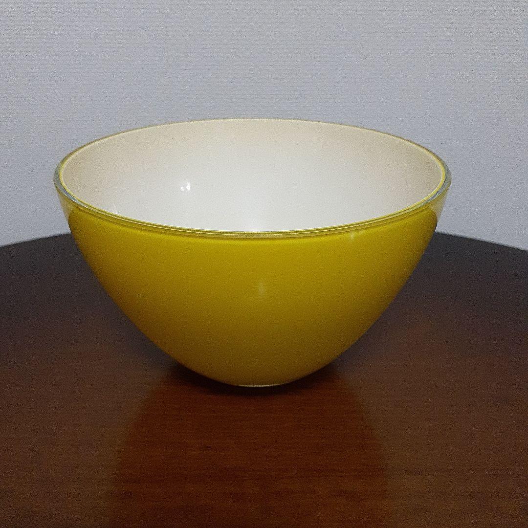 ガラス 花器 フラワーアレンジメント 花入れ  小物入れ インテリアイエロー