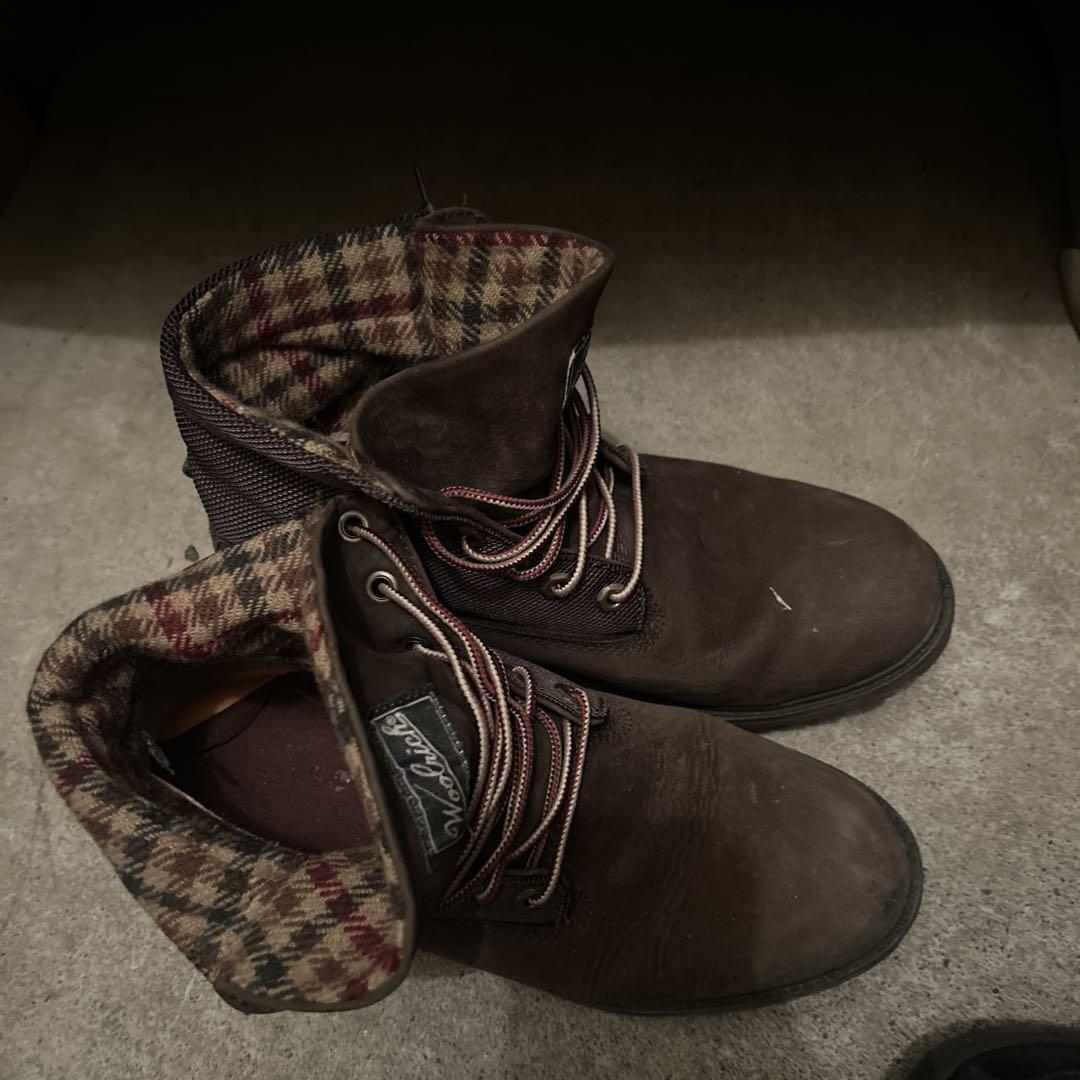 Timberland ブラウン ムートンブーツ