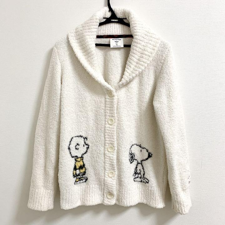ジェラートピケ ジェラピケ スヌーピーコラボ カーディガン 新品?正規品 ジェラートピケ ジェラピケ スヌーピーコラボ カーディガン 新品?正規品
