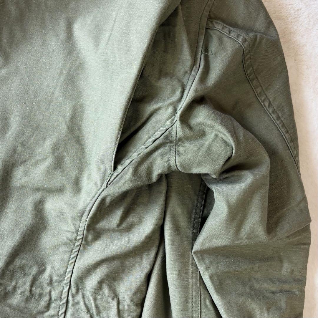 米軍実物　L フィールドジャケット　M65 2nd USA軍放出品　ARMY 緑