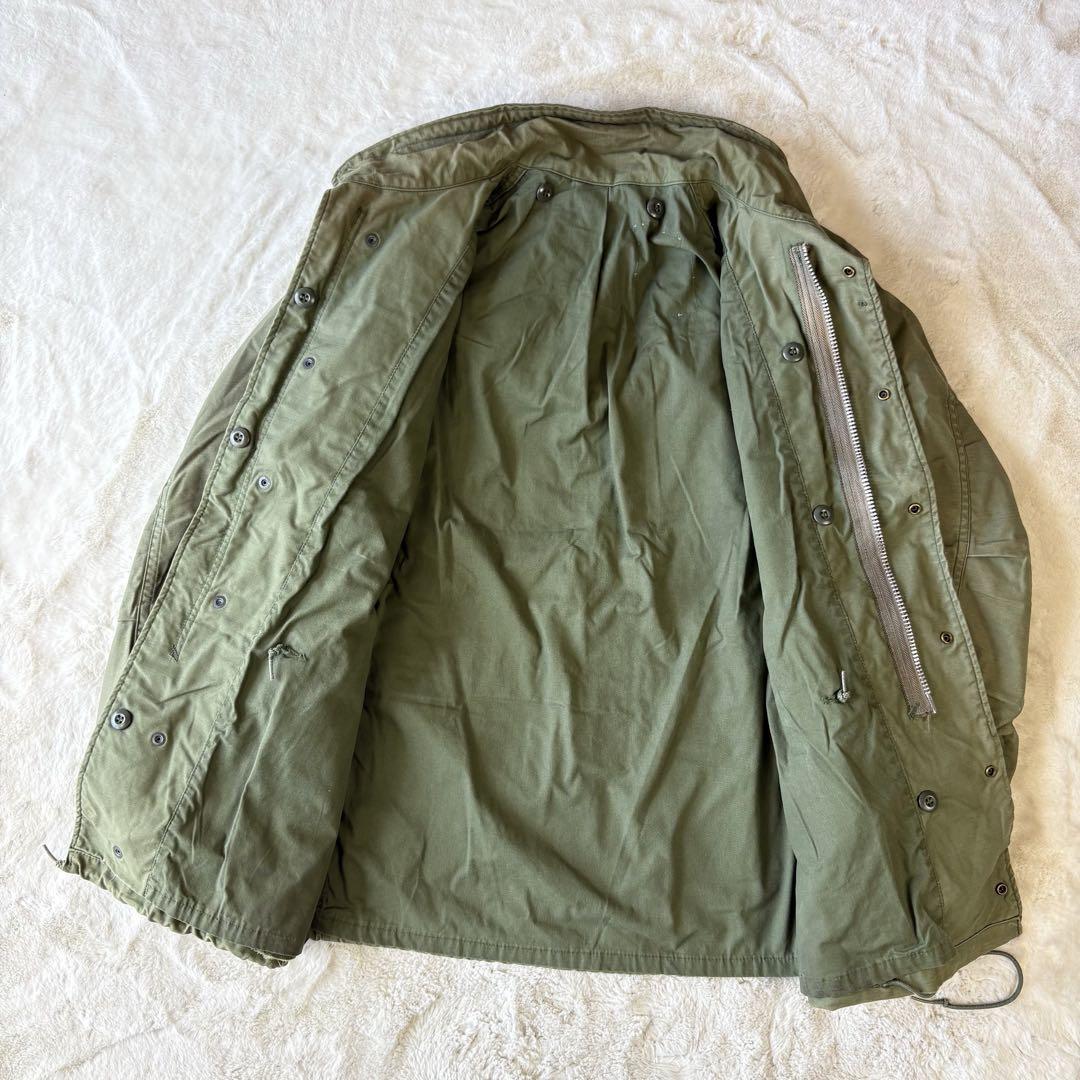 米軍実物　L フィールドジャケット　M65 2nd USA軍放出品　ARMY 緑